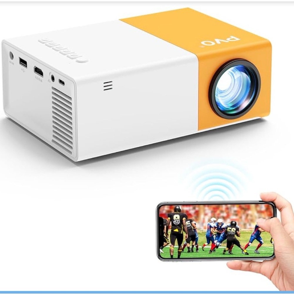 Projector WiFi Portable Mini Projectors 1080P